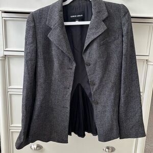 Giorgio Armani Women's Gray Jacket, Size 40 EU
